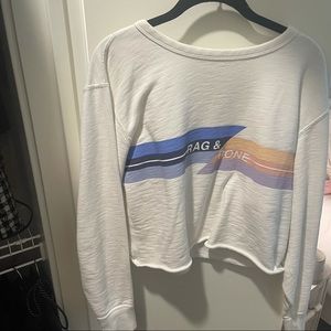 Rag and Bone cropped sweatshirt